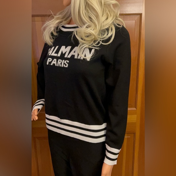 Authentic BALMAIN Lightweight Cashmere Sweater with BOX - Picture 10 of 17